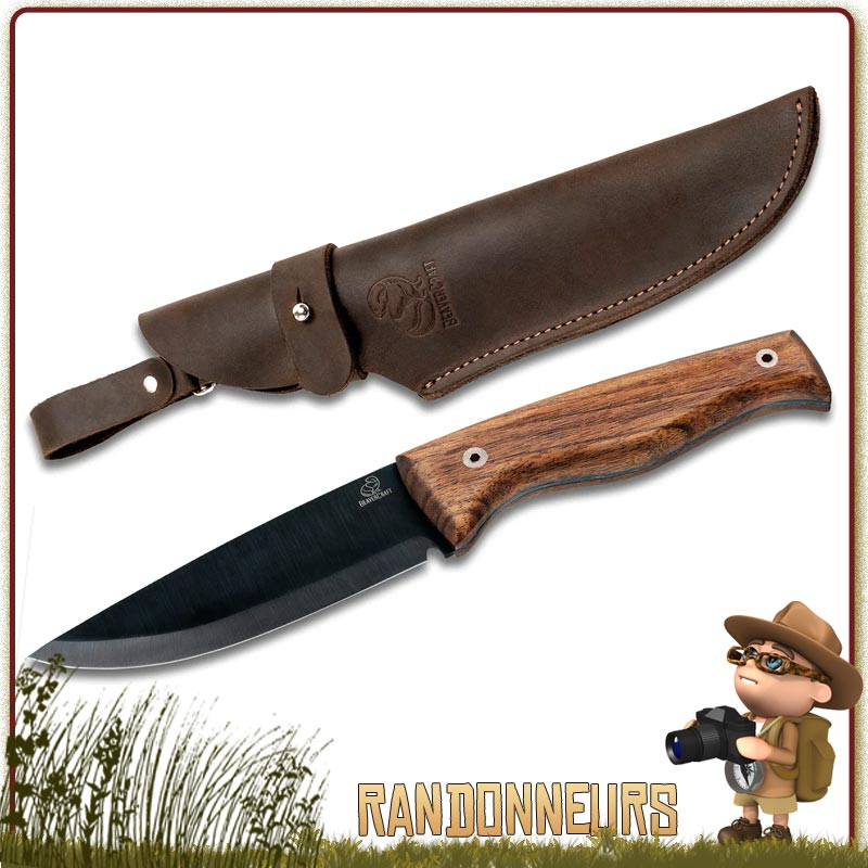Couteau Bushcraft BSH3 Nightfall Beavercraft bivouac camp survie Couteau Bushcraft BSH3 Nightfall Beavercraft bivouac camp survie